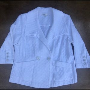 CAbi White Blazer NWOT